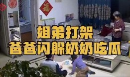 姐弟打架爸爸吃瓜视频播放,视频播放引发网友热议